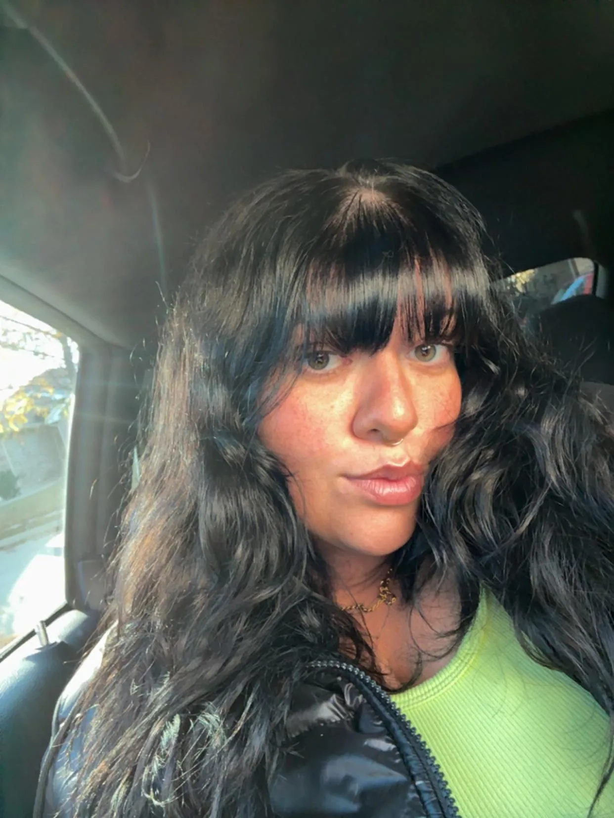 My eyes look so green when I wear green