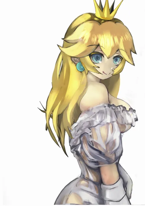 peach artwork by Mutensama