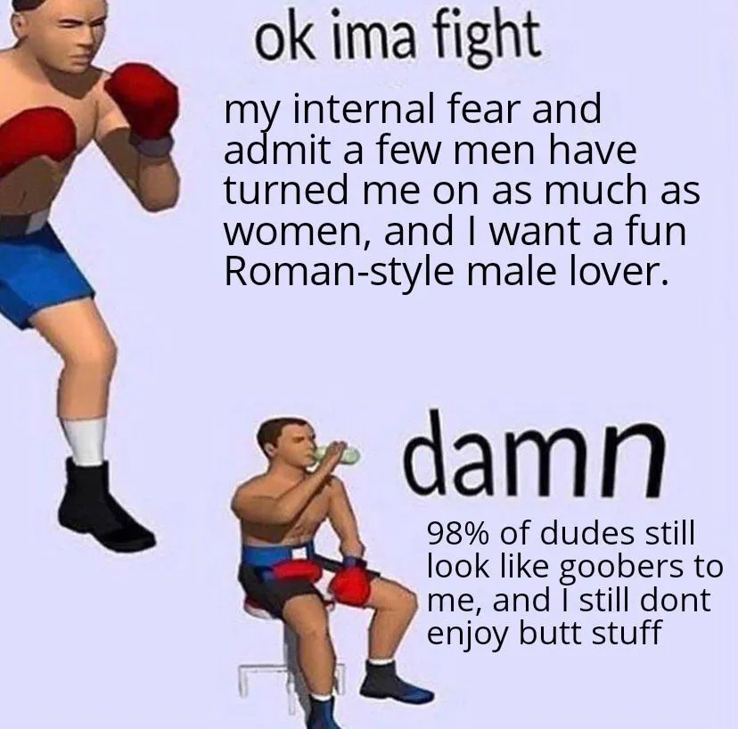 So my mid-30s Bi awakening has been fantastic but has hit some snags.