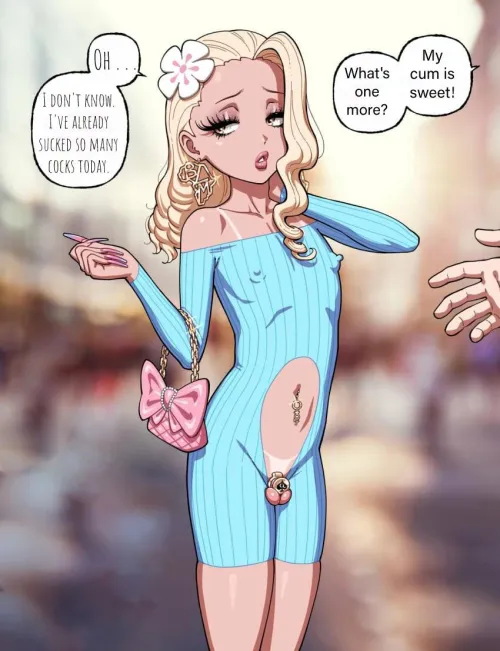 An enviable circumstance for aspiring sissies.