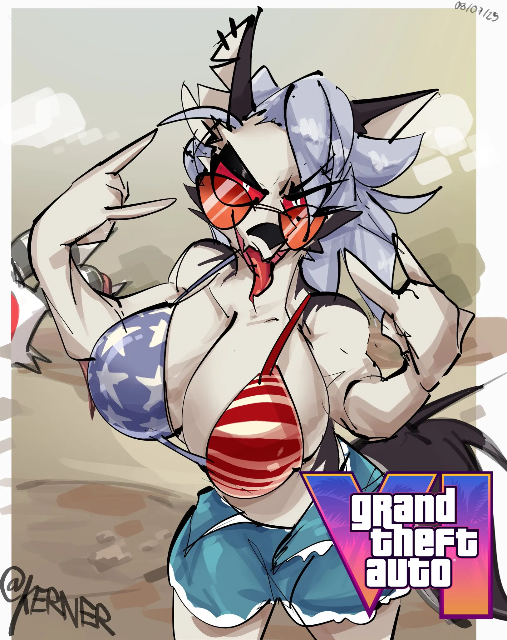 GTA VI mud girl Loona [F] (sirkerner) (logo edit by myself)