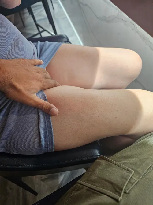 My date was curious to see if I had any more moles hidden under my dress (I do!)