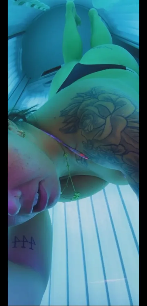 Working on these tan lines