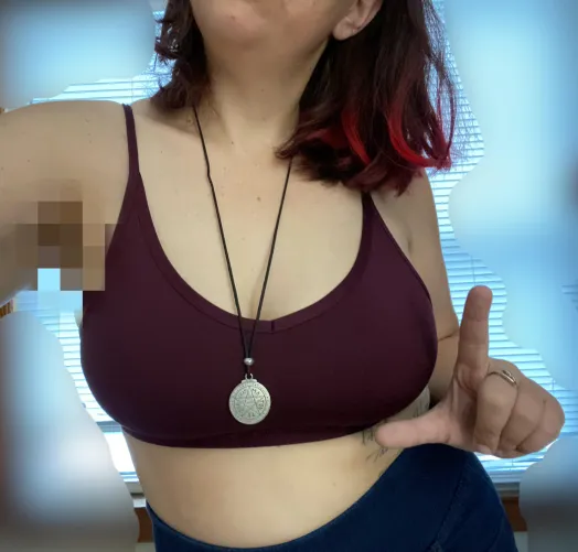 big boobs in a sports bra