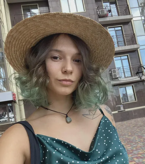 I went for a walk and heard several compliments on my hair