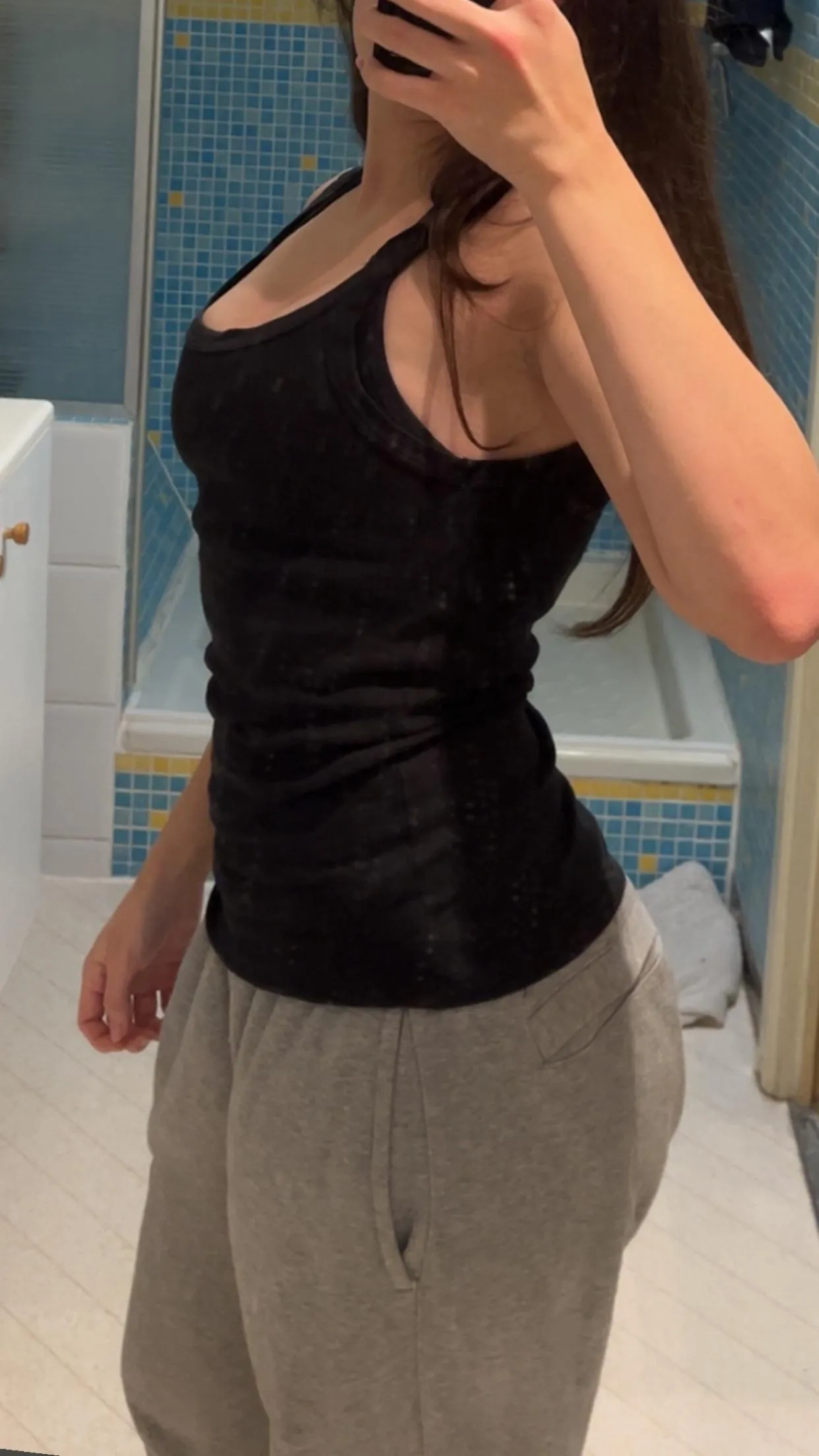 Im shy but here’s me before getting anything done :3