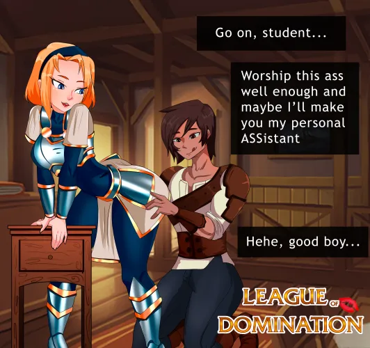 Luxanna Bends Over (ElatedOwl)