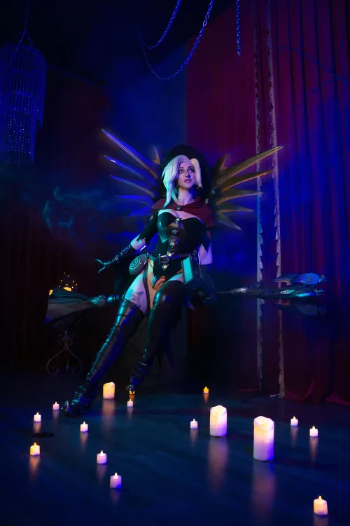Mercy Witch from Overwatch cosplay by sevir_cosplay