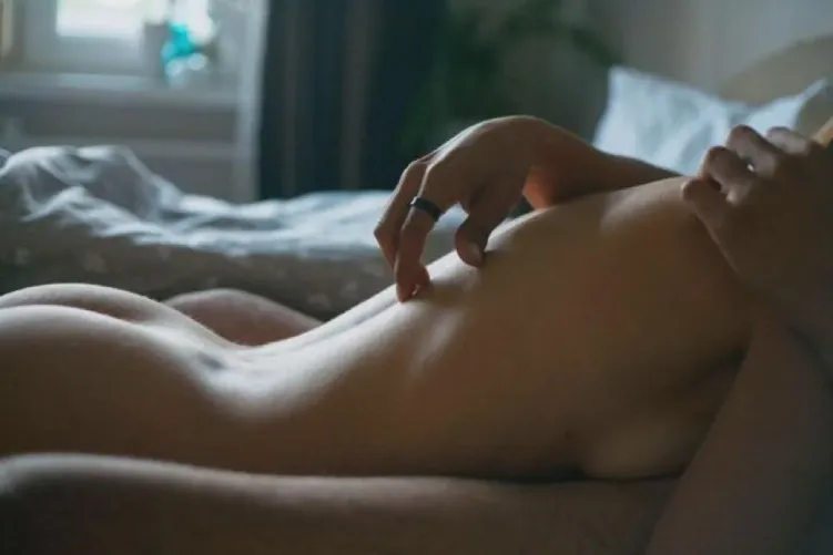 You really thought I didn't wanna you? Look at how my hand won't leave your skin. You're warm, soft, trembling....you were such a good girl tonight. Let me hold you just a little longer