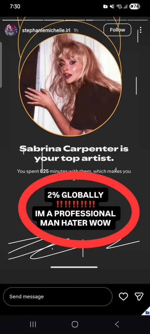 Just so you guys know, she literally and professionally hate us all