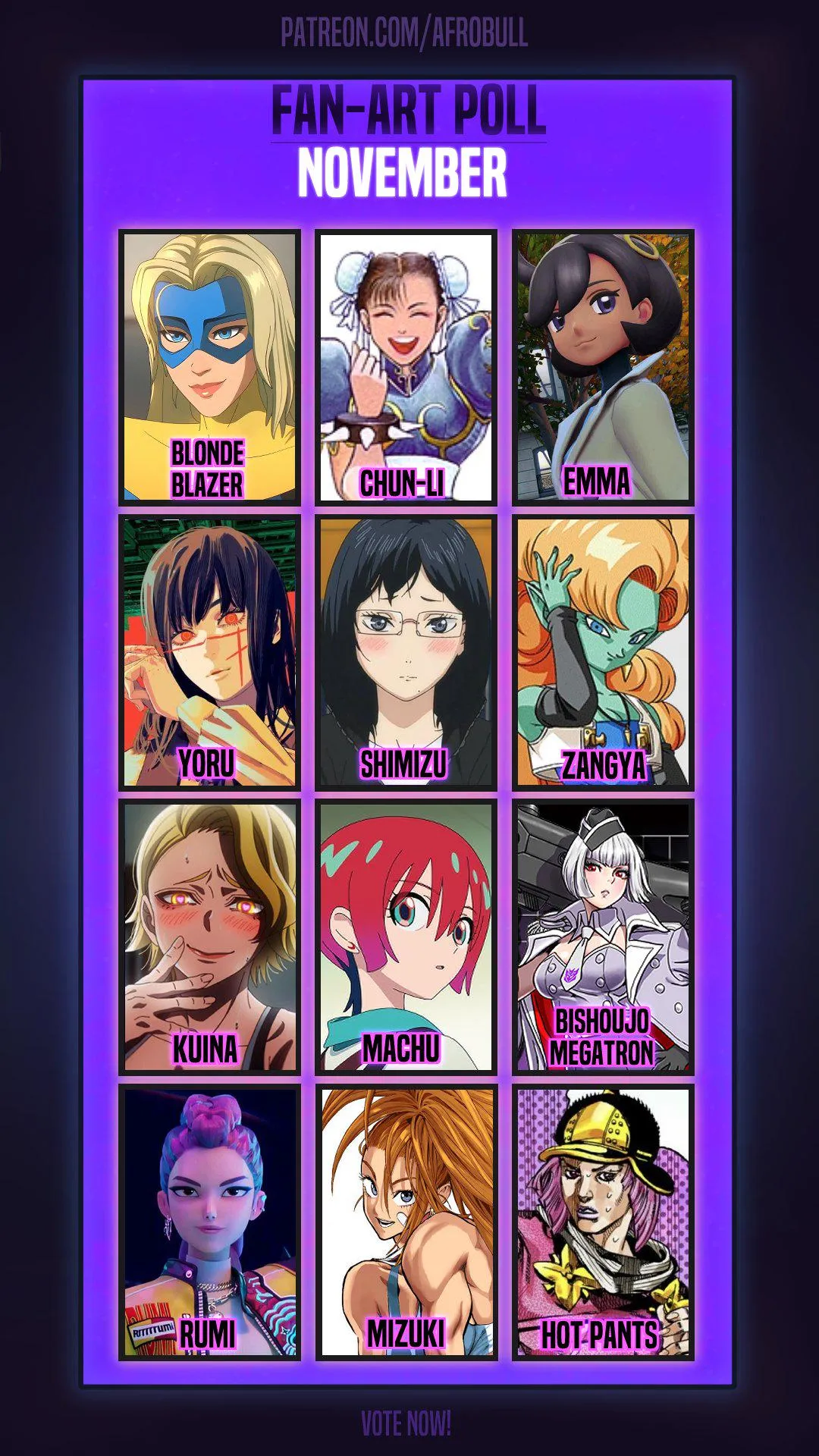 NOVEMBER 2025 POLL IS LIVE! Who's your pick? 👀