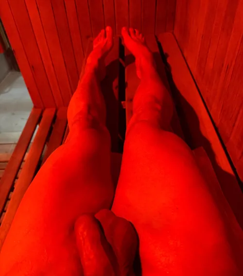 Sauna time for this cold weather
