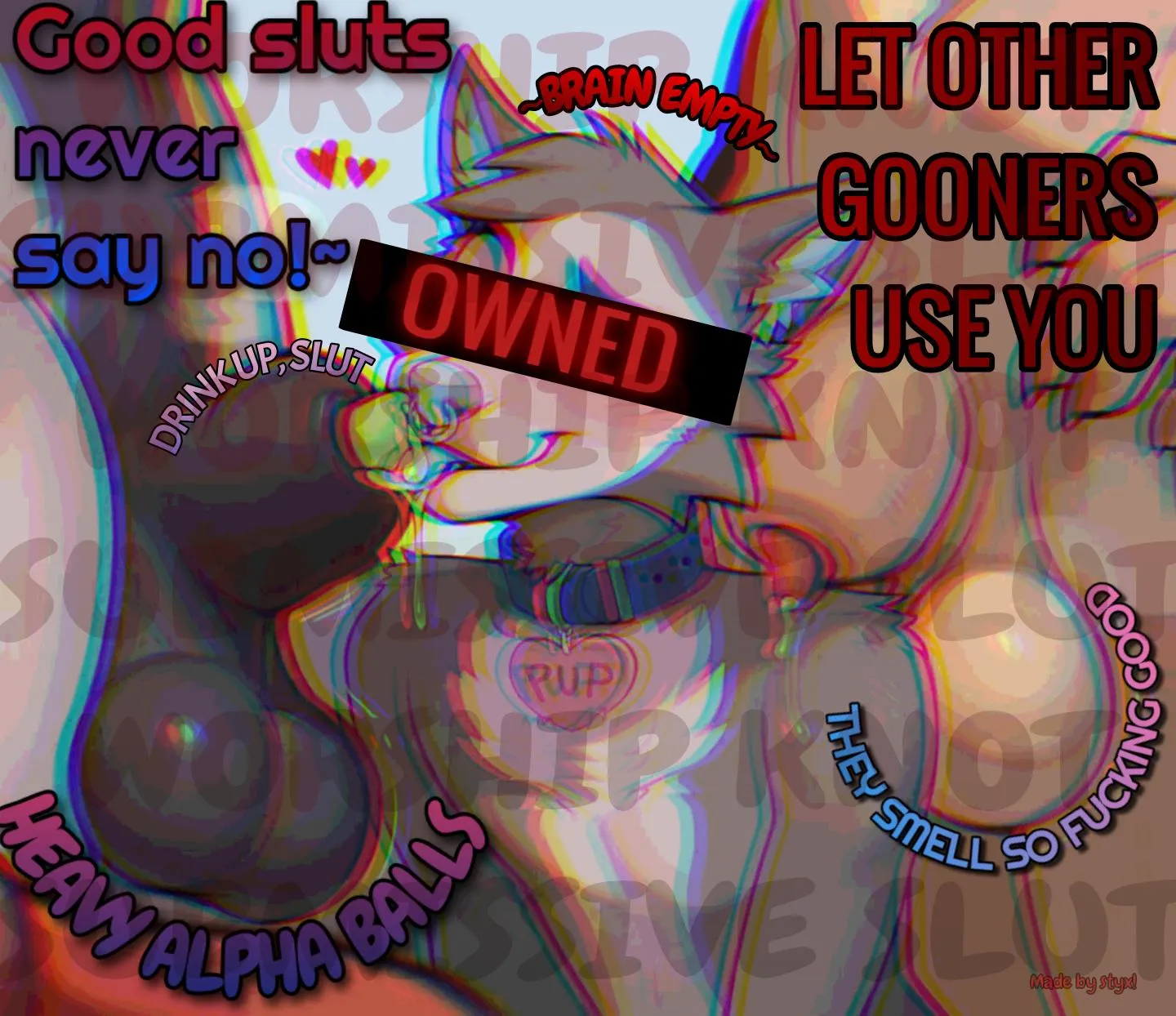 After the lovely reaction to my first caption, I decided to make another for you little goonsluts~
