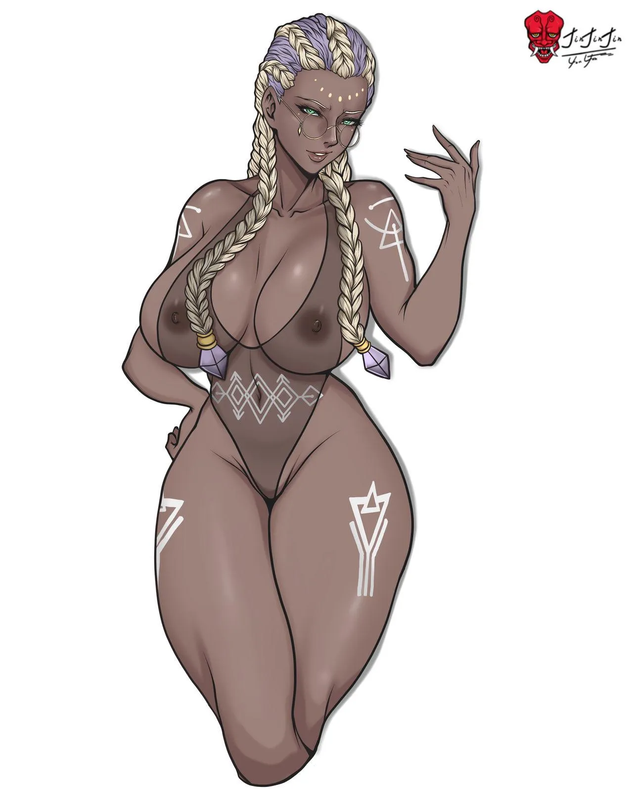 Dolores in transparent swim suit (Zetto)
