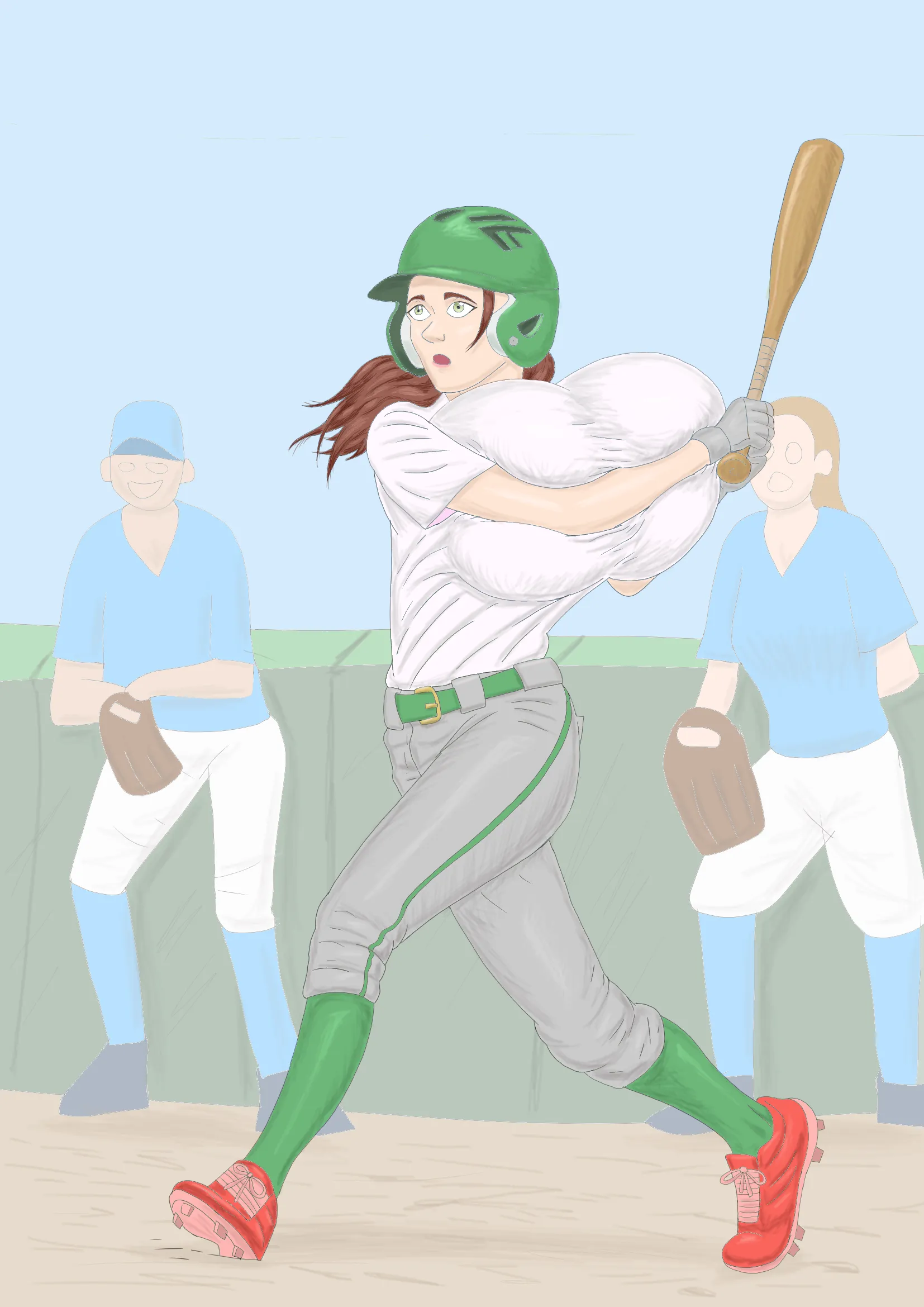 [F] Vilma's growing bust and softball (by TraKmandaK)