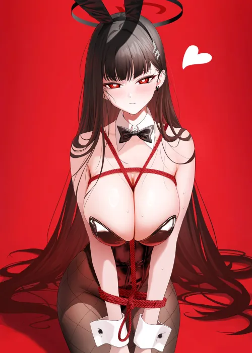 Restrained Bunny Rio (SOLar) [Blue Archive]