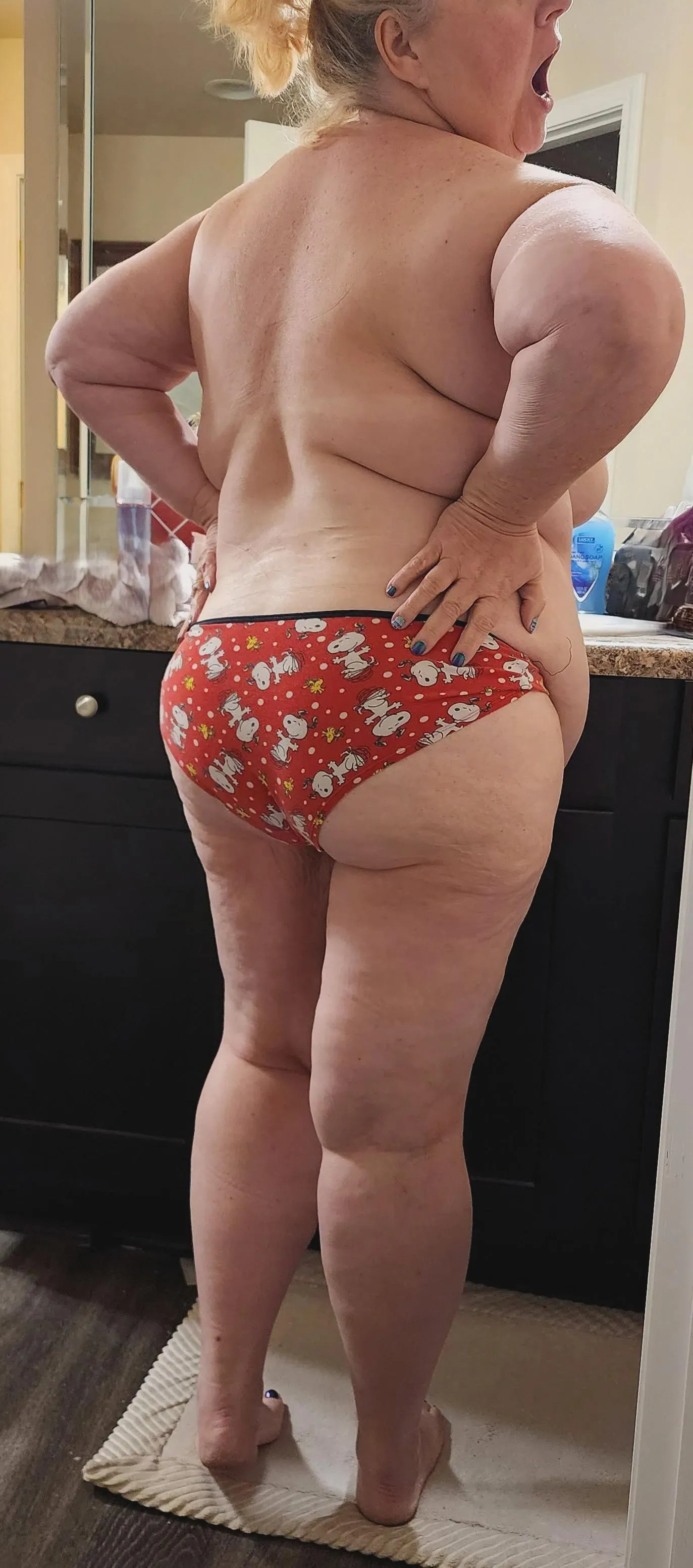 Snoopy sure is doing a happy dance