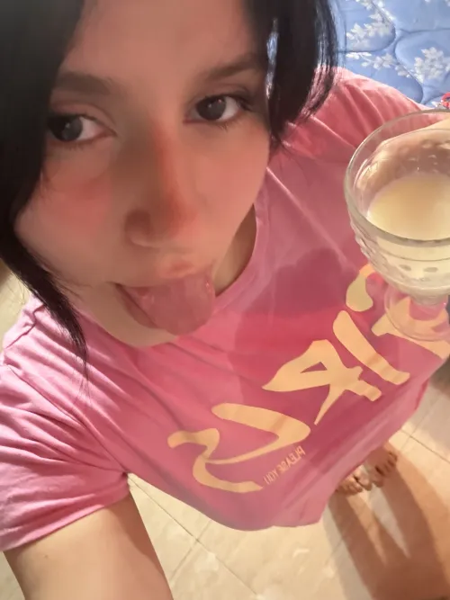 Whooops! Some milk while I wait for Santa