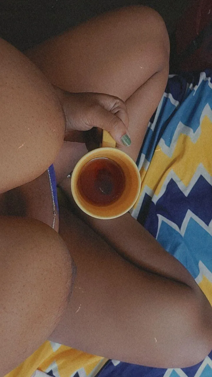 I take my tea, Black 😉 (f)