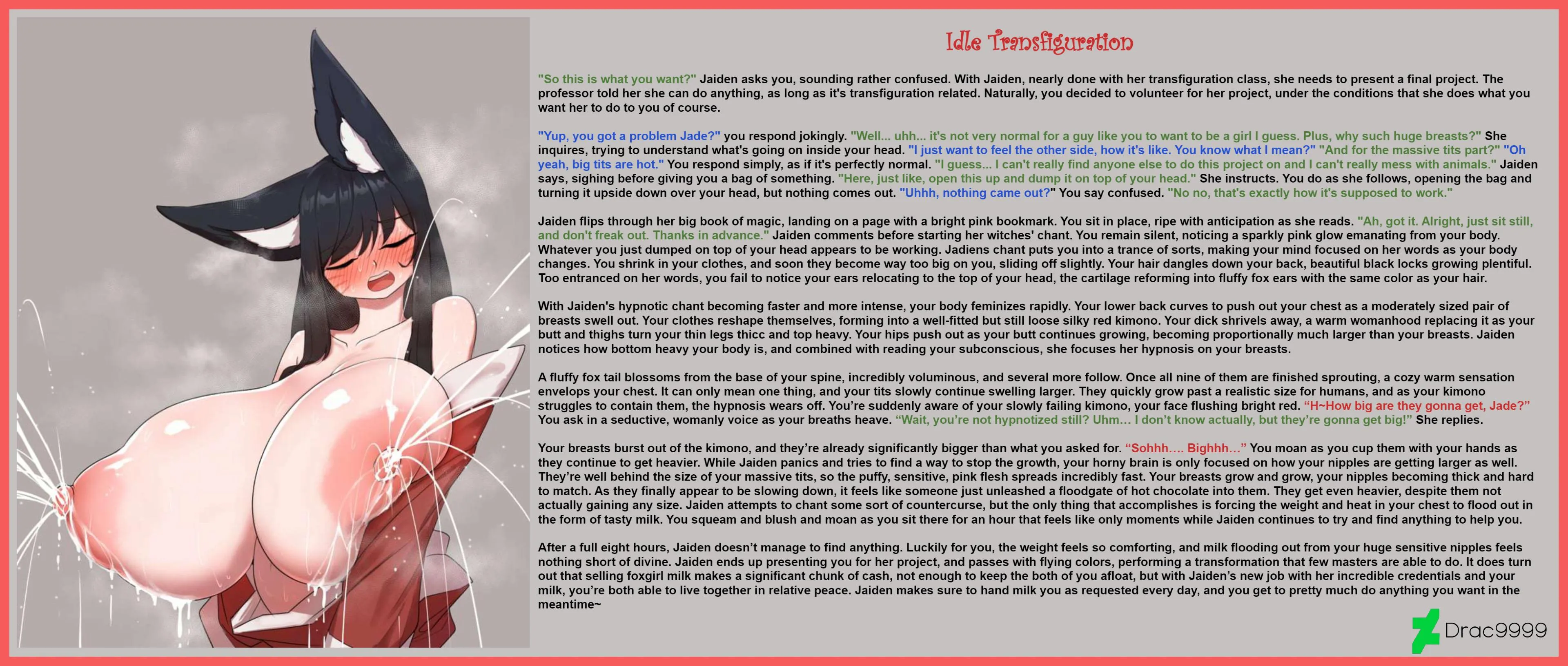 Idle Transflguration [MTF Foxgirl] by drac9999