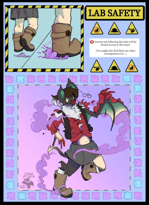 noivern mid-transformation commission [by myself]