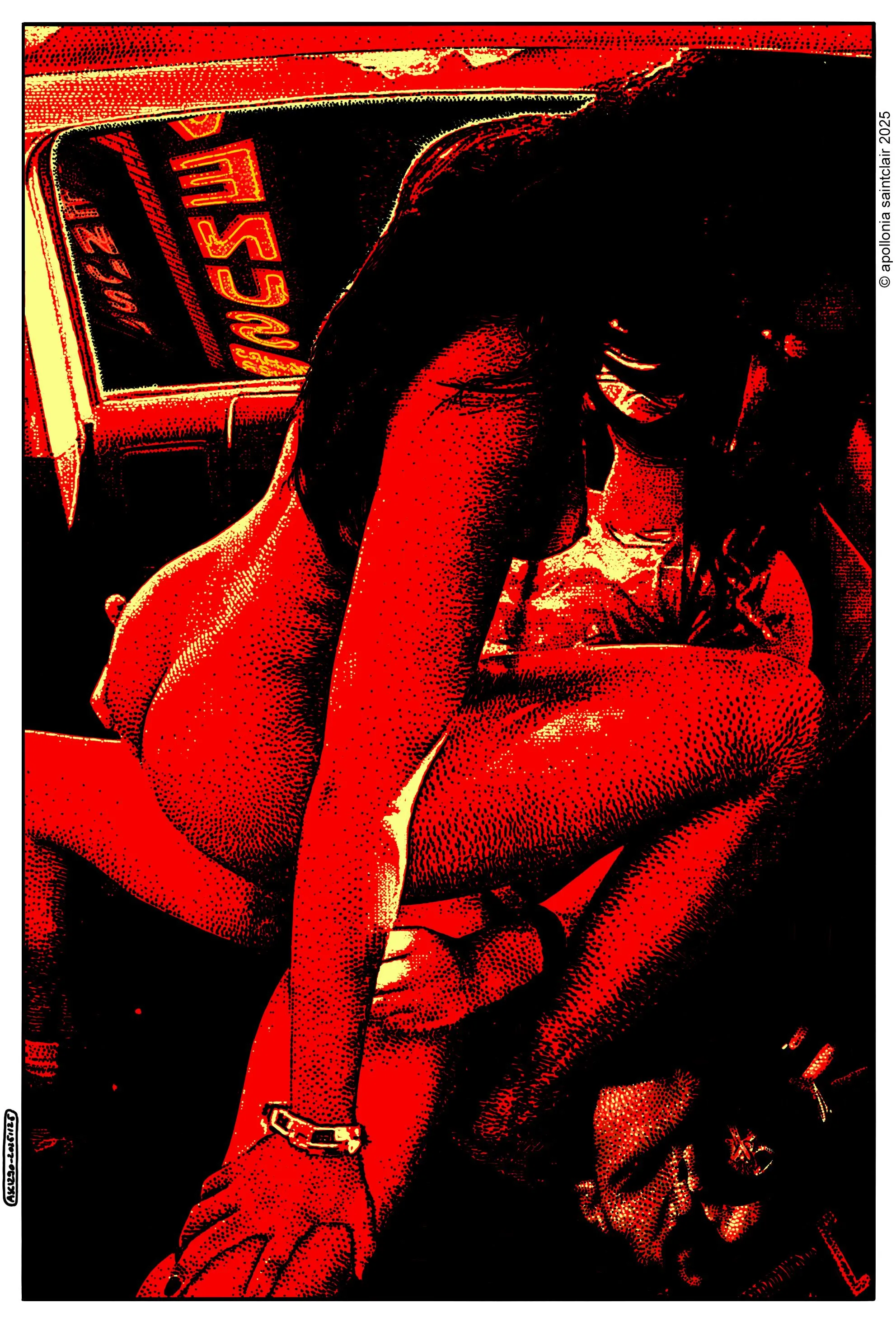 PARKING LOT VOYEUR by Apollonia Saintclair