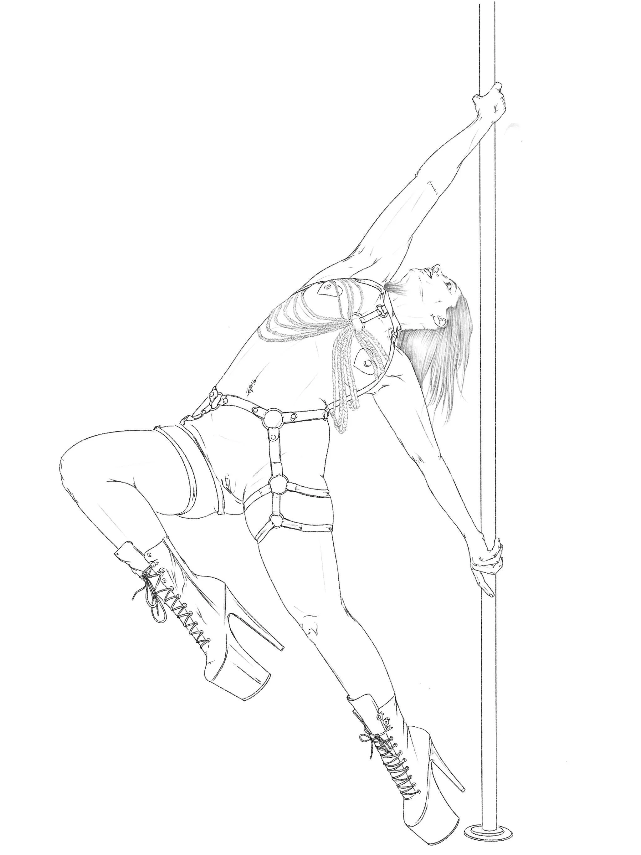 Pole queen , drawn by me ✏️