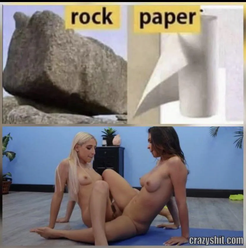 Rock, paper…