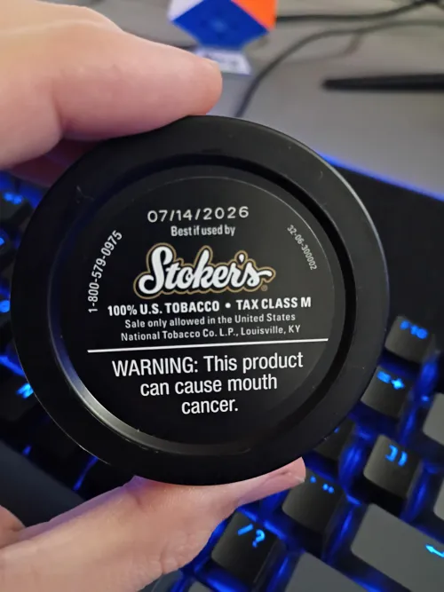 The date on a can of stokers straight I just picked up. Fresh is a understatement.