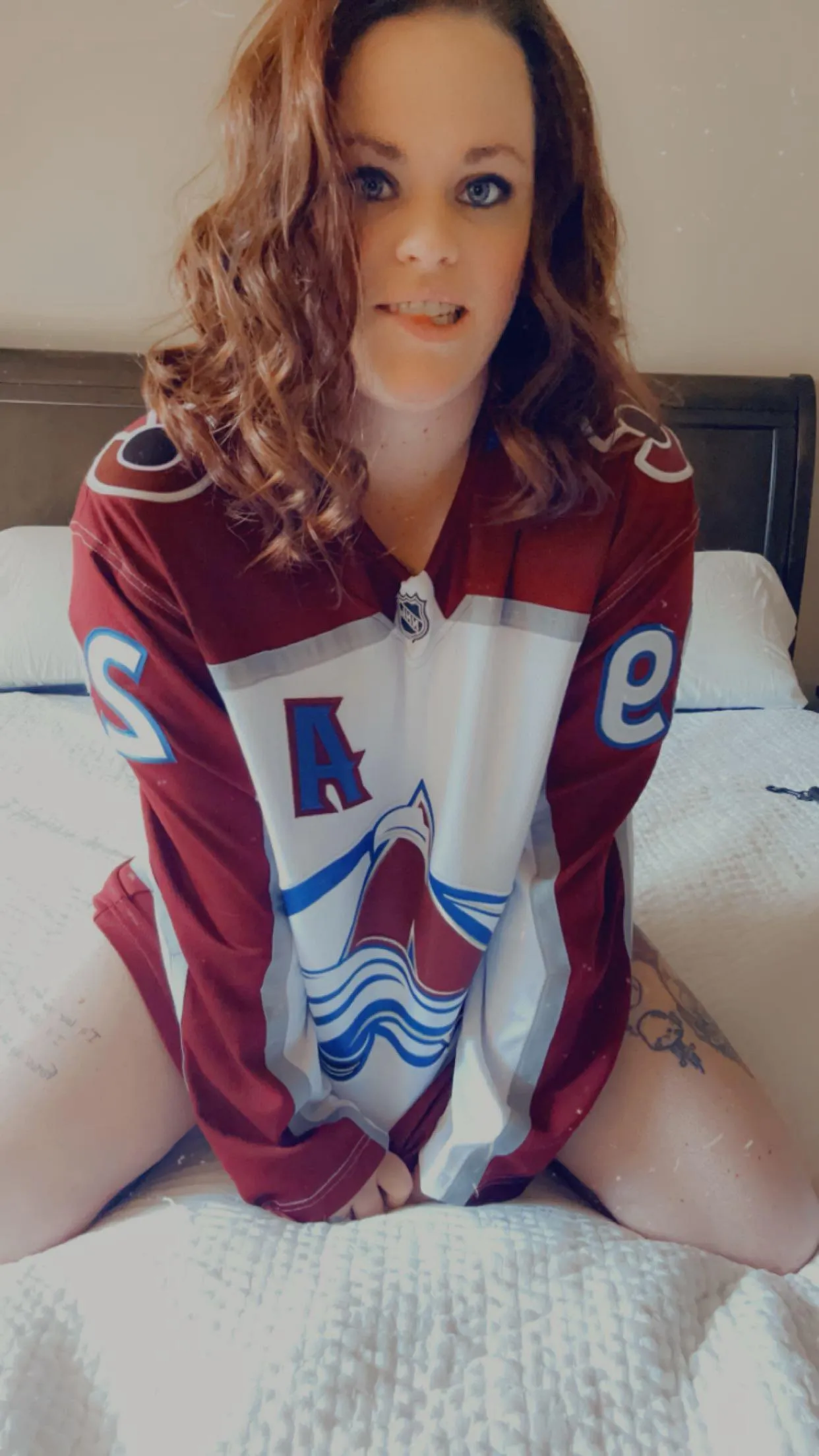 Wanna see what’s under the jersey?