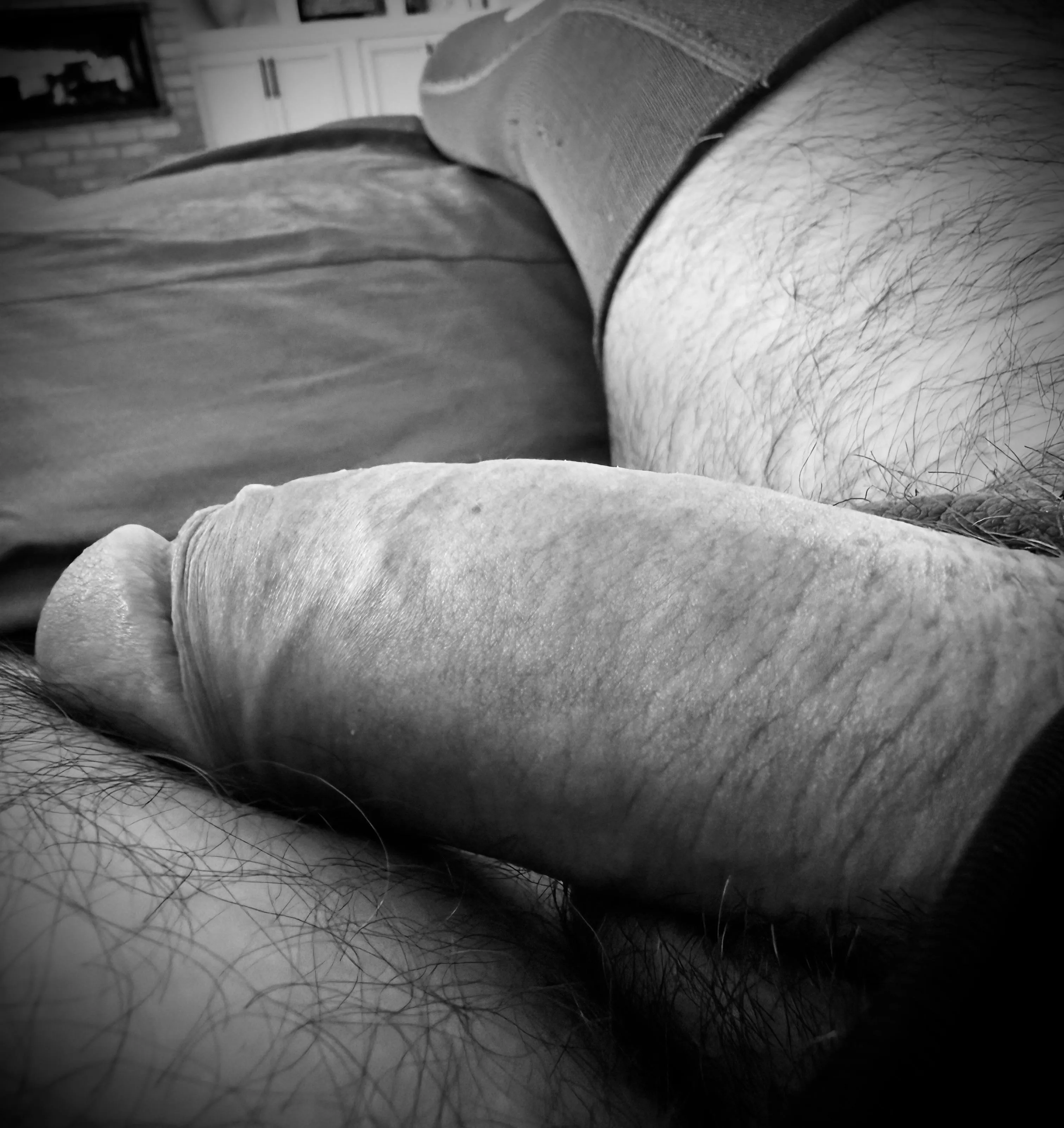 Warming up after a cold day!