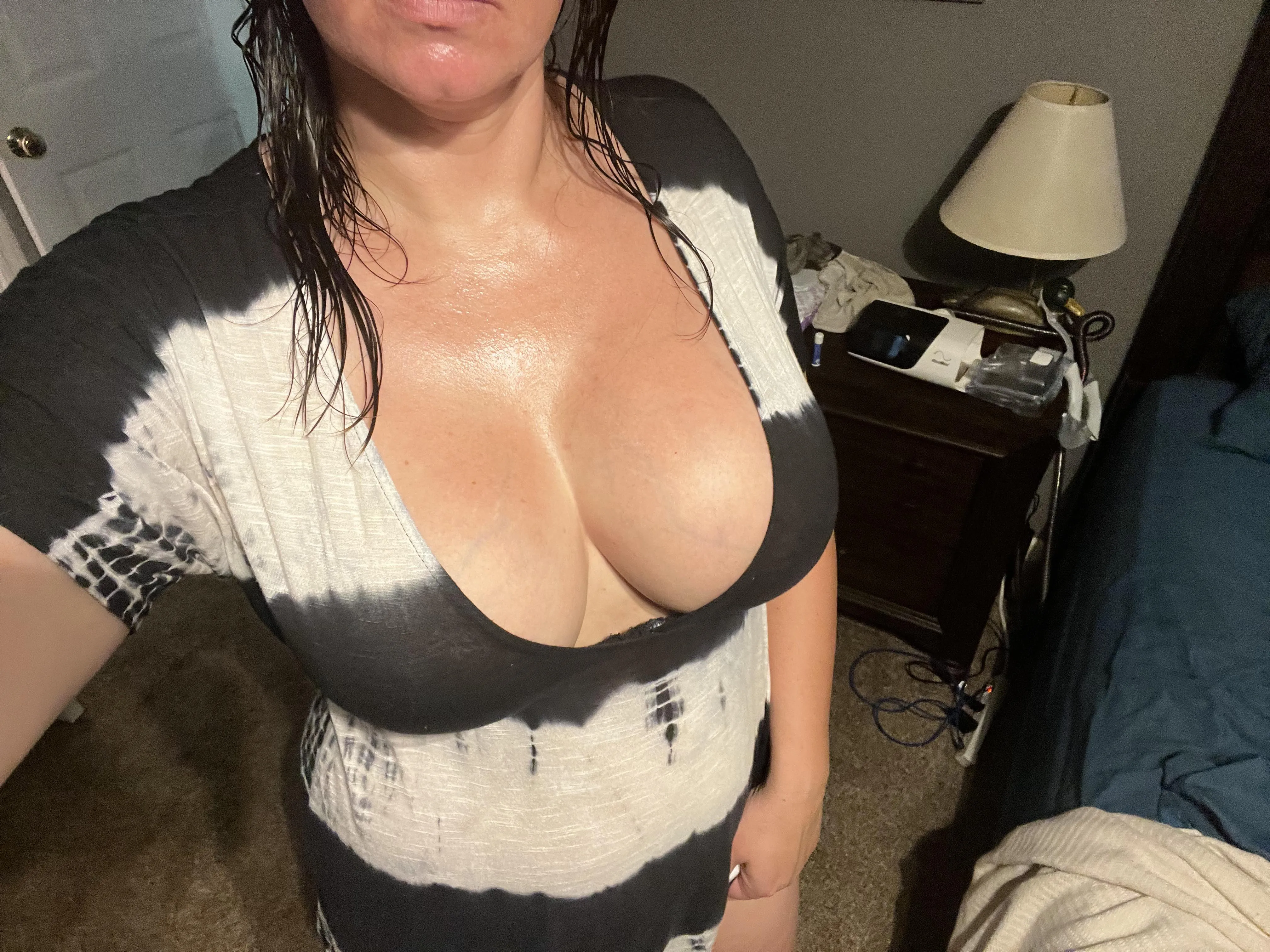 All lotioned up after my shower