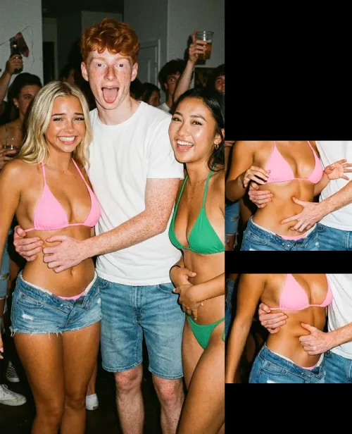 No hoverhand. Aussie at a party in the US.