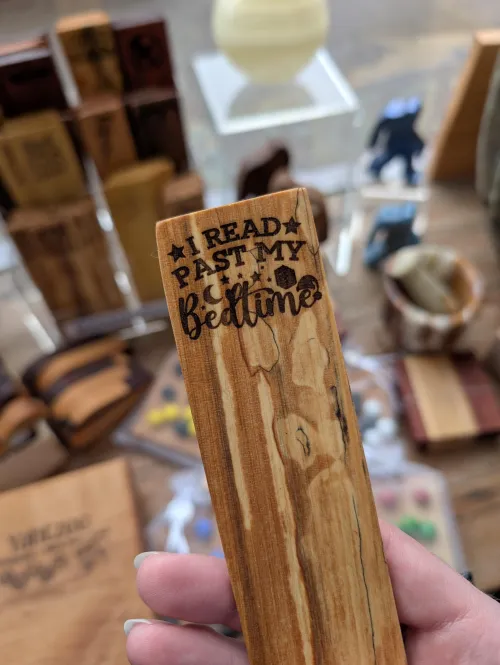 Cute bookmark for an AB who likes to read