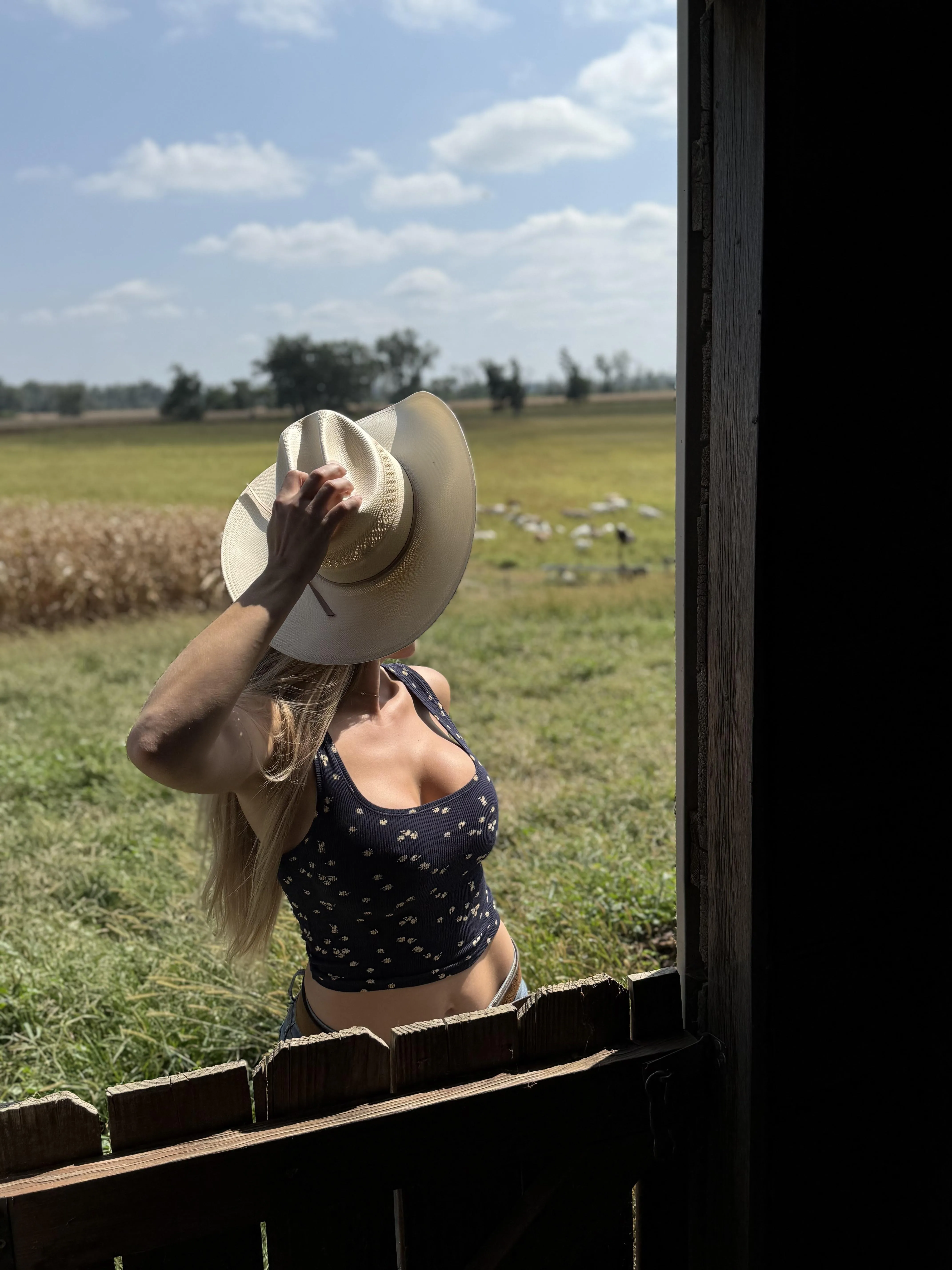 Do you think my farmhands noticed my shirt is see thru?