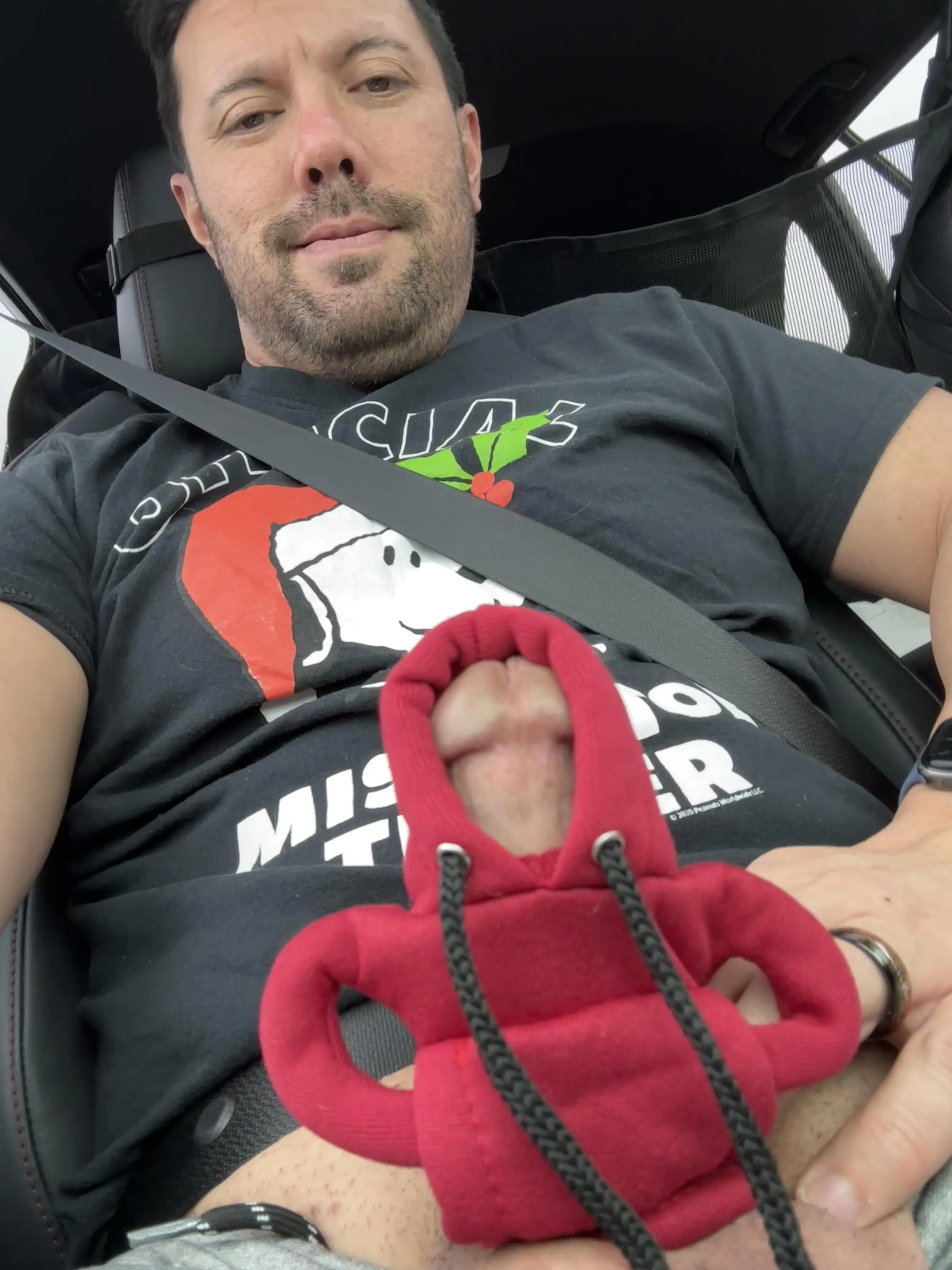 It’s cold out there, he needed to stay warm