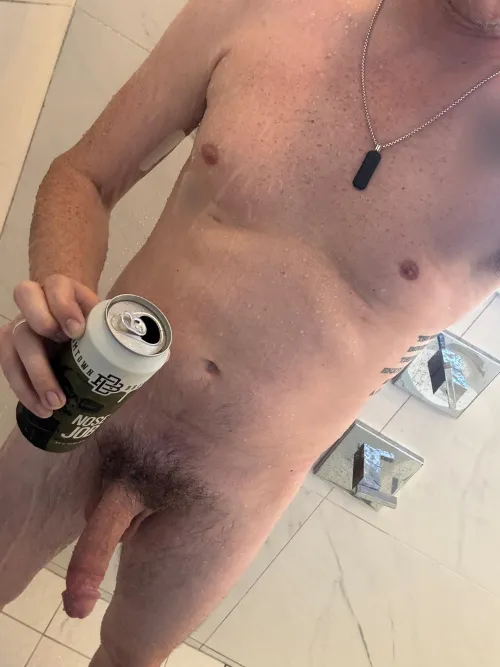 Join me for a shower beer?