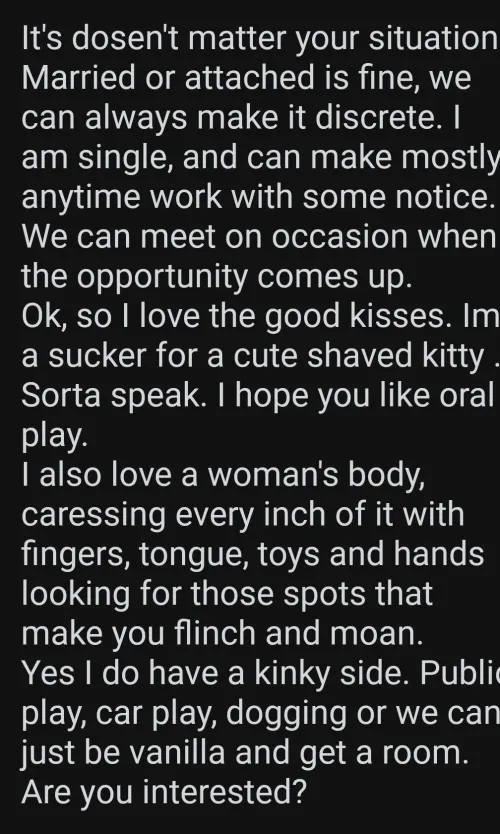 M4F 46m castle rock parker area. can we start with a passionate kiss or