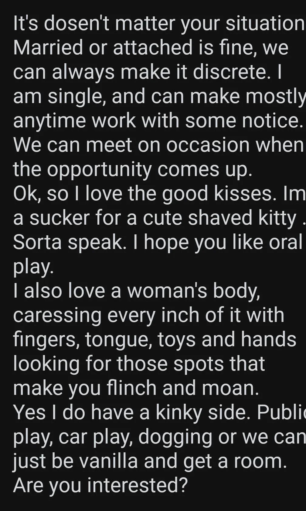 M4F 46m castle rock parker area. can we start with a passionate kiss or