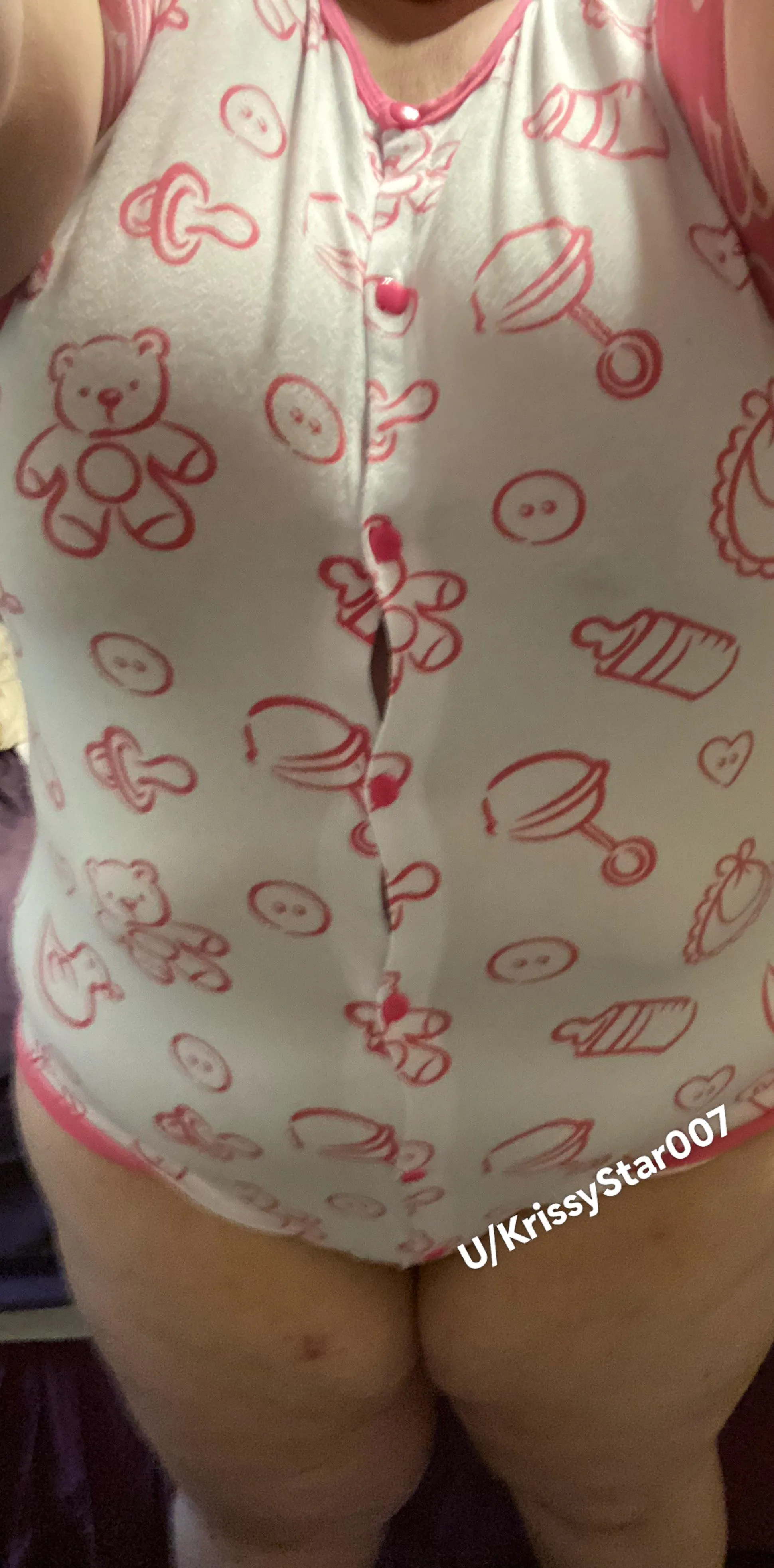 Padded with adult pull ups and ready for bedtime