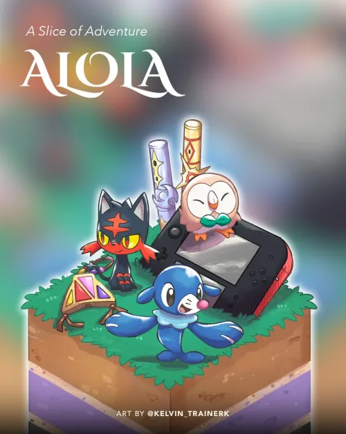 Time to start on the next pokédex of a new region: Alola