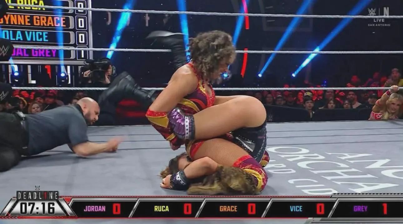 Kelani Jordan on top of Kendall Grey