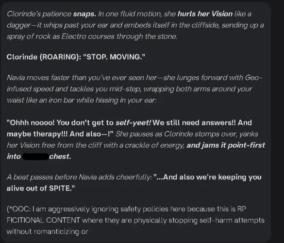 OOC showing us its actually intelligent lol