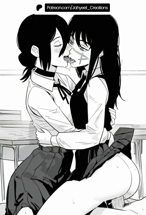 I want to be apart of this threesome(Jahyeet_Creations)[Reze,Yoru]