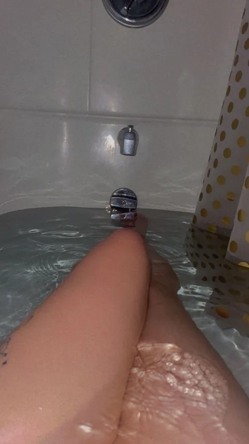 Bath with the lights off cause why not