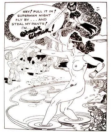 Not an Official Comic, but a Piece from Wonder Woman’s Co-Creator [HG Peters]