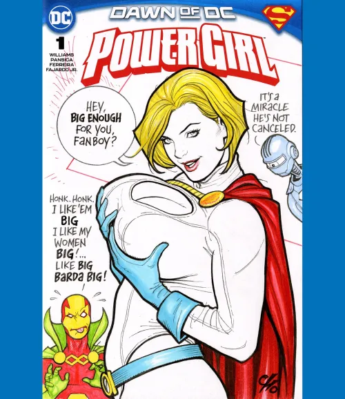 Powergirl cover [Frank cho's instagram]