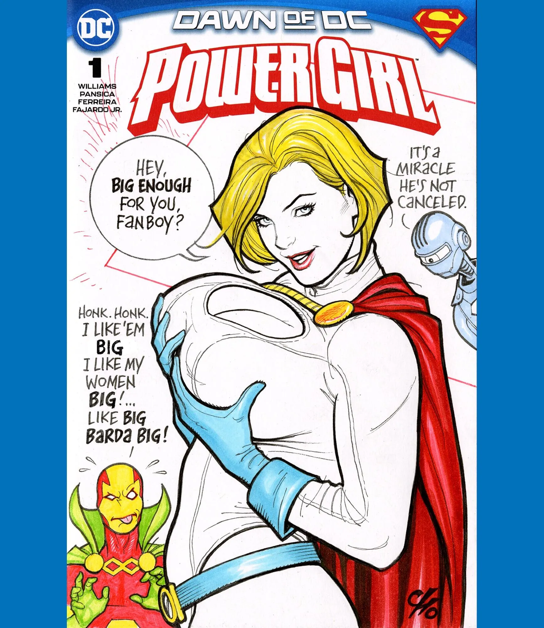 Powergirl cover [Frank cho's instagram]