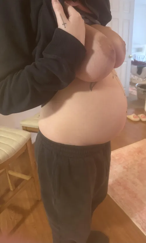 My tits are getting bigger everyday