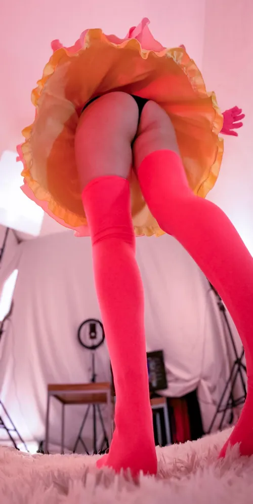 Ai Hoshino upskirt twirl by ecchiviolet